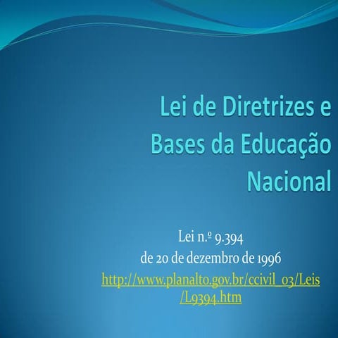 LDB atualizada 2024 - o que mais cai em concursos da educação | PDF