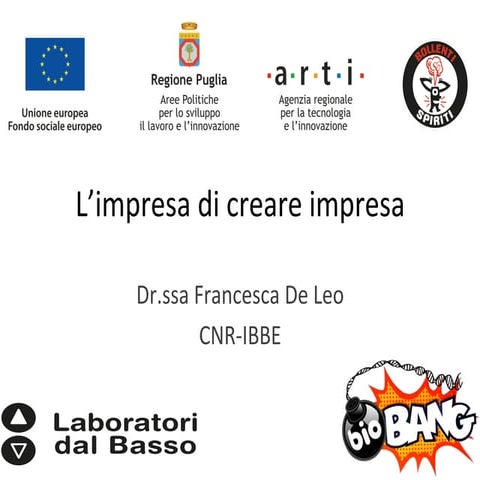 Ld b 145 geni mutanti_2014-12-12 de leo- innovazione in puglia e trasferiment...