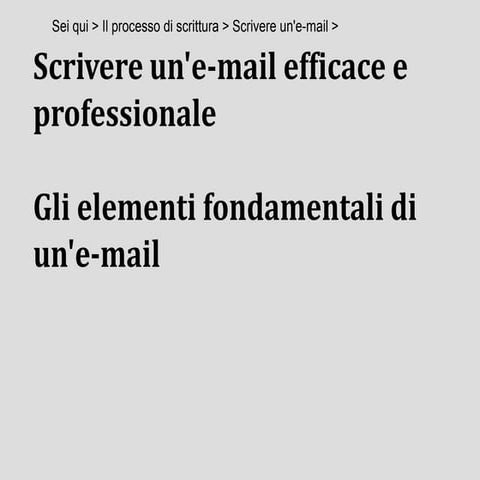 Lettera email | PPTX