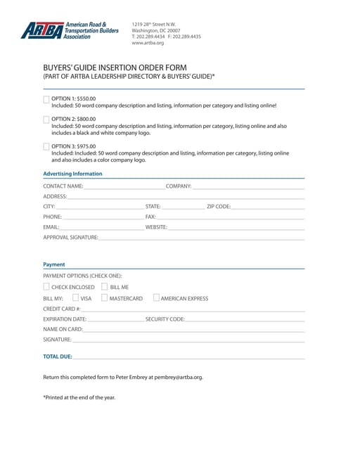 Website advertising-form | PDF