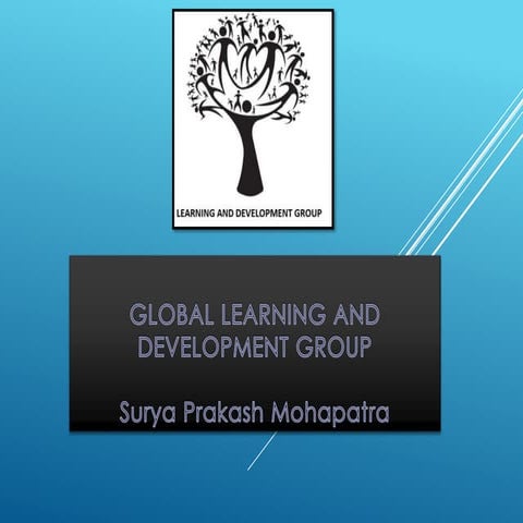 Learning and Development Group Overview | PPTX