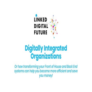 Digitally Integrated Organizations
