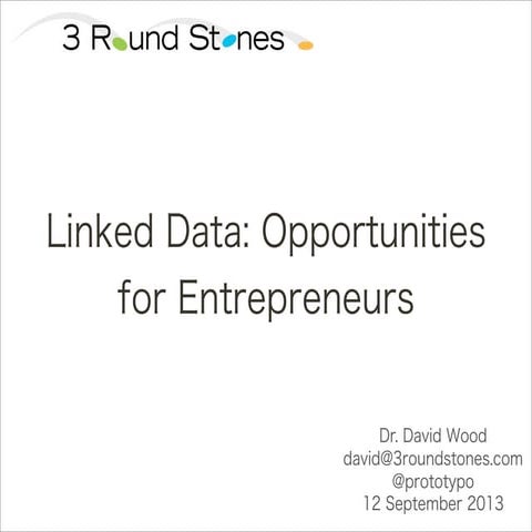 Linked Data: Opportunities for Entrepreneurs