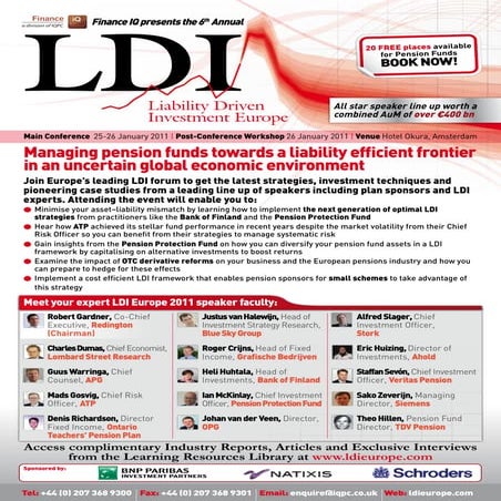 Liability Driven Investment Europe 2011