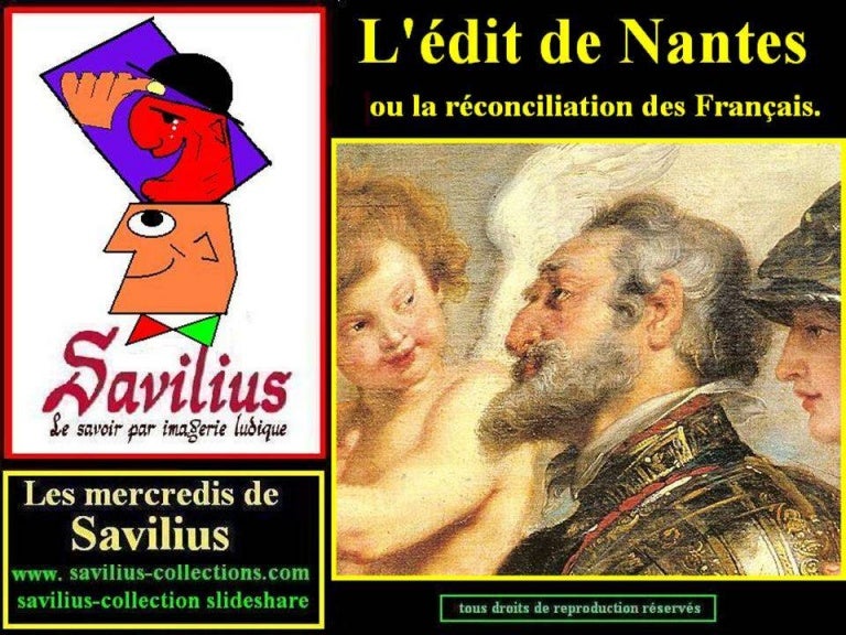 Quest Ce Que L'édit De Nantes