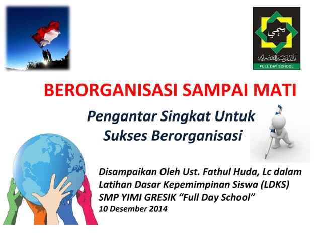 TIPS BERORGANISASI; PANDUAN MENJADI...