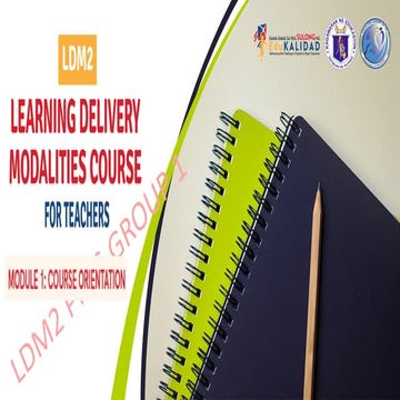 Learning Delivery Modalities Course 2: