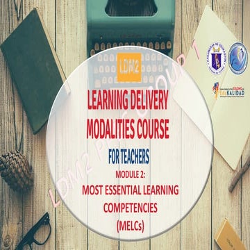 Learning Delivery Modalities Course 2: