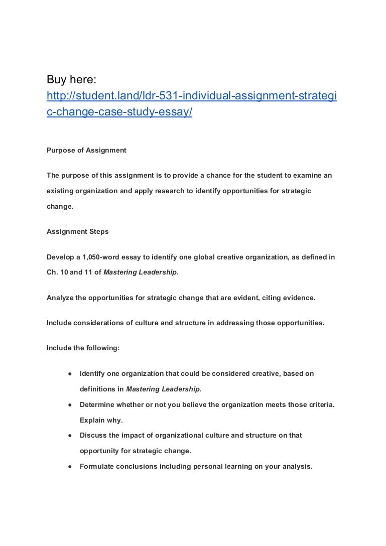 personal change essay