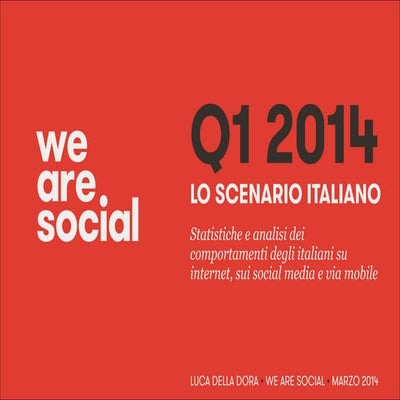 Digital, Social & Mobile: lo scenario italiano