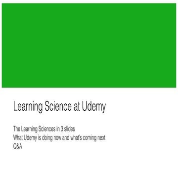 Learning & Development Through the Lens of Learning Science
