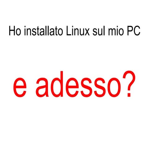 Linux Day Torino 2015   applicazioni per iniziare