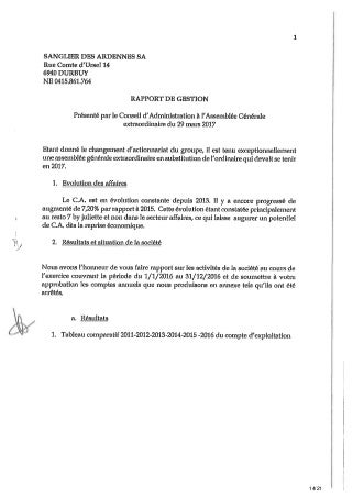 Le Sanglier des Ardennes est en bonne santé