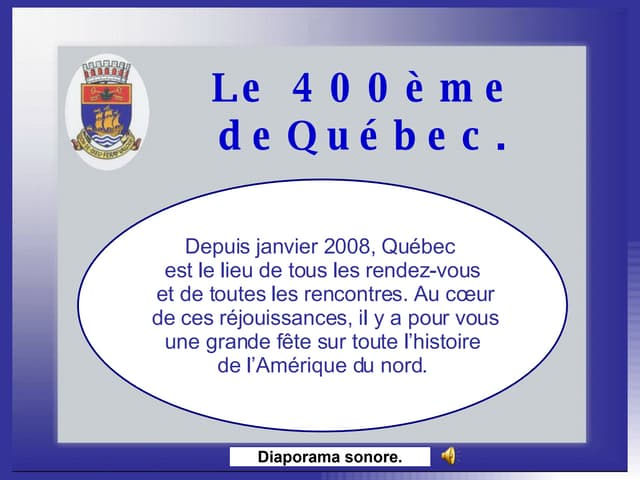 Le 400eme De Quebec