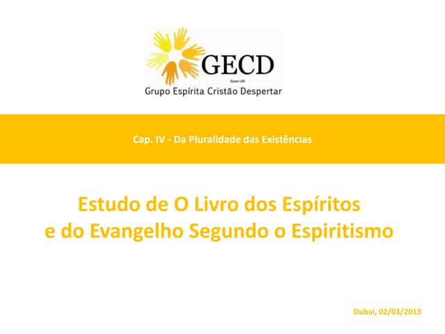 Livro dos Espíritos questao 179 Evangelho Cap 13 Item 3