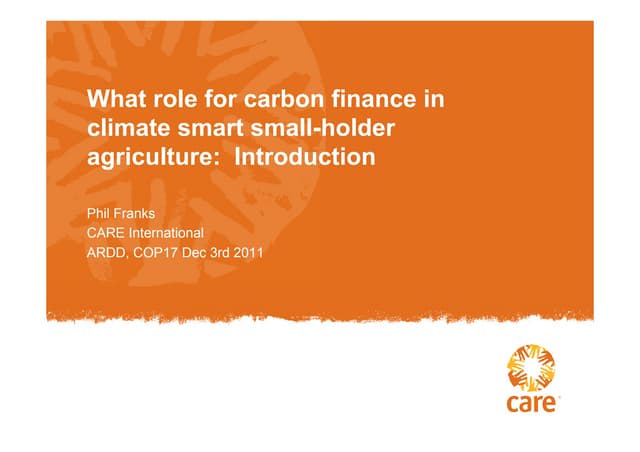 Learning Event No 2, Session 1 from Agriculture and Rural Development Day (ARDD) 2011