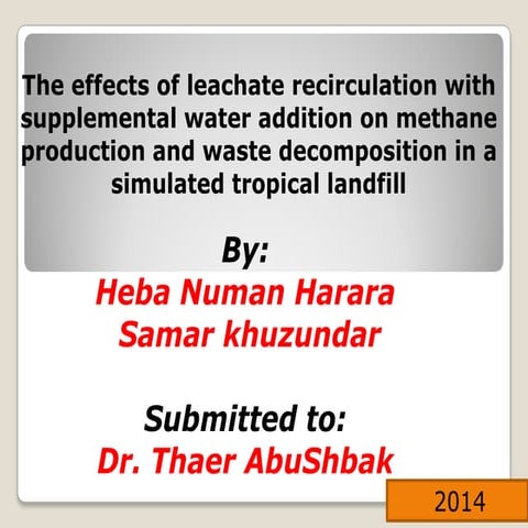 Leachate Treatment