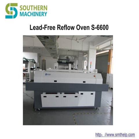 Lead free reflow oven s-6600