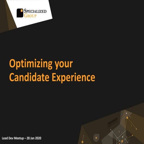 Optimizing Your Candidate Experience