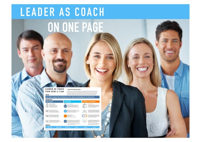 Leader as Coach: from GROW Coaching to FLOW Coaching