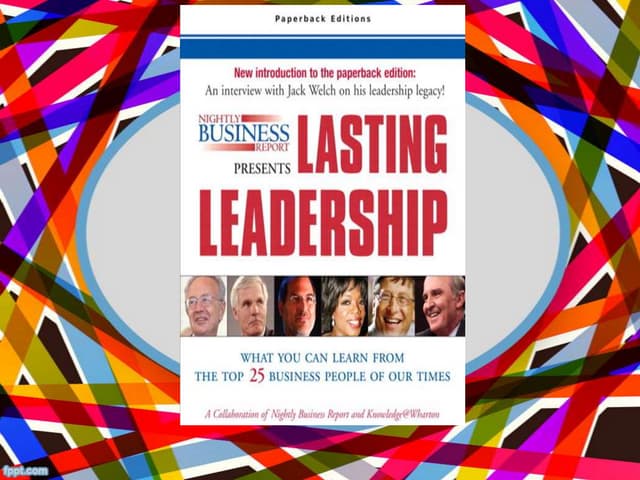 Lasting Leadership
