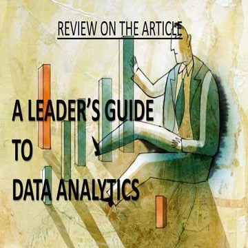 A Leader’s Guide to Data Analytics