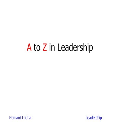A2ZLeadership