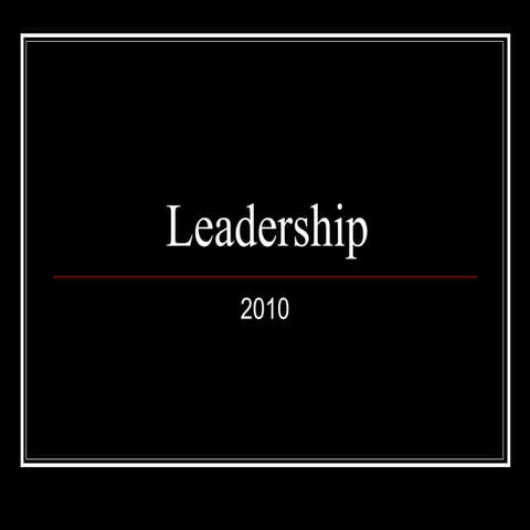 Leadership