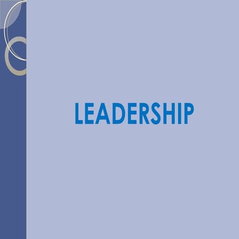 Leadership