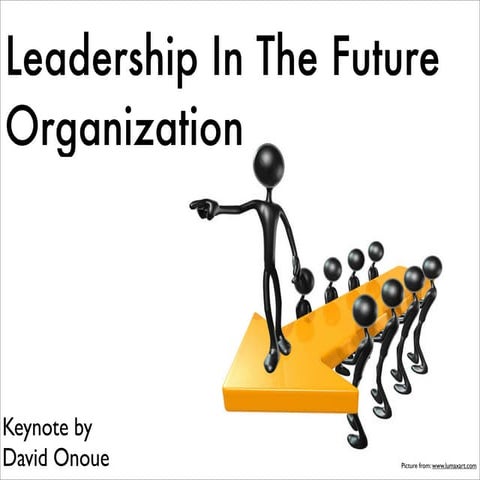 Leadership In The Future Organization