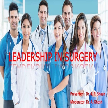 Leadership in surgery