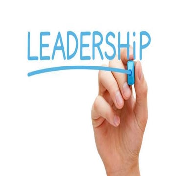 Effective Leadership