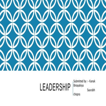 Leadership