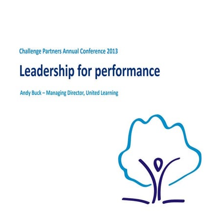 Leadership for Performance - Andy Buck