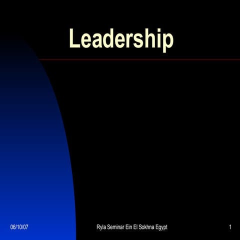 Leadership 2 | PPT