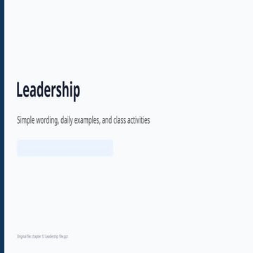 Leadership candy game | PPT