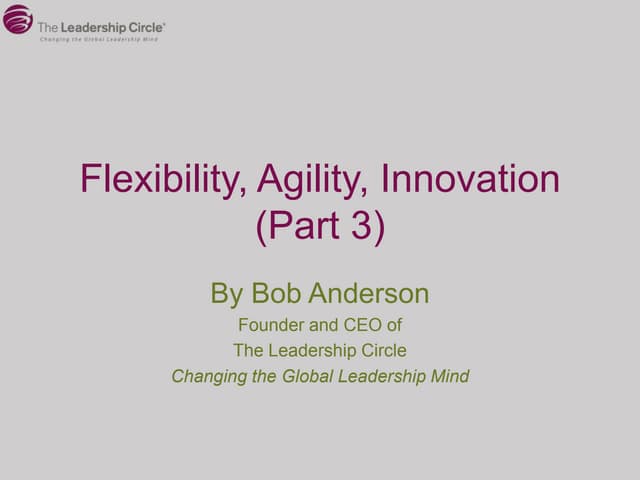 Leadership Circle Profile - The Leadership Circle Profile Increases Leader Ca...