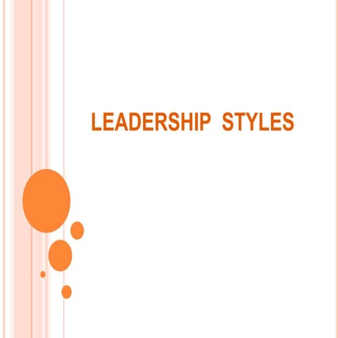 Leadership style