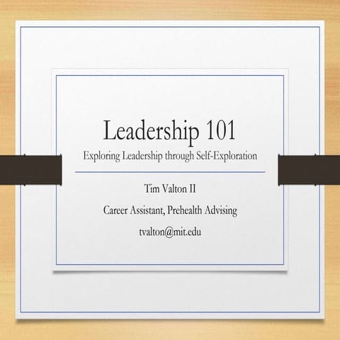 Leadership 101