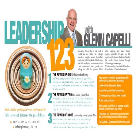 Glenn Capelli Speaking