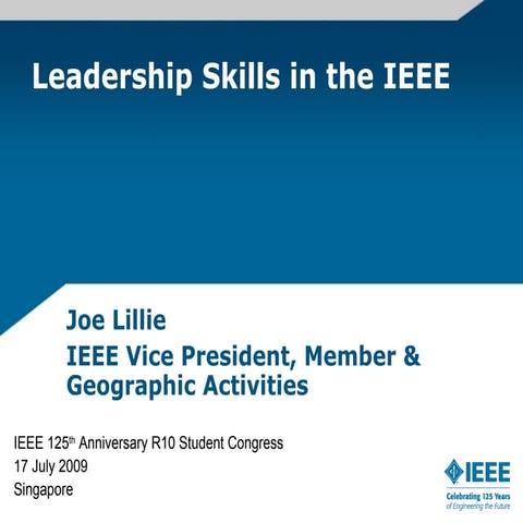 Leadership - Joe Lillie