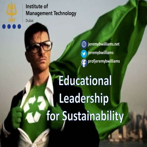 Educational Leadership for Sustainability
