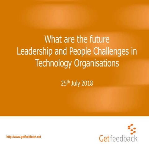 Leadership and Culture in Technology Companies