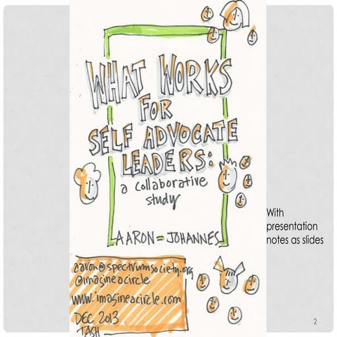 Leadership and People with Disabilities, a Collaborative Study using Graphic Facilitation