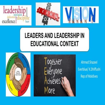 Leadership and management