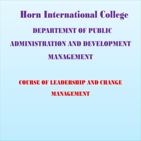 leadership and management interms of leadership