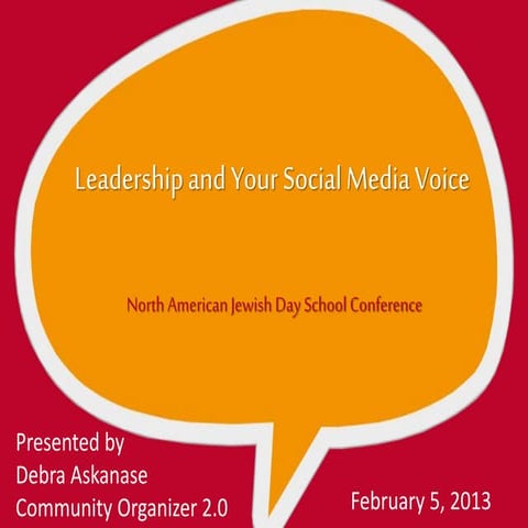 Leadership and Your Social Media Voice