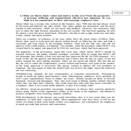 Leadership assignment