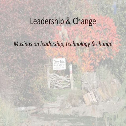 Leadership & change