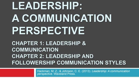 Effective Leadership Communication | PPT